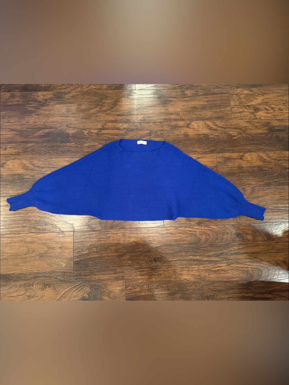Altar'd State Cobalt Blue Batwing Sweater
